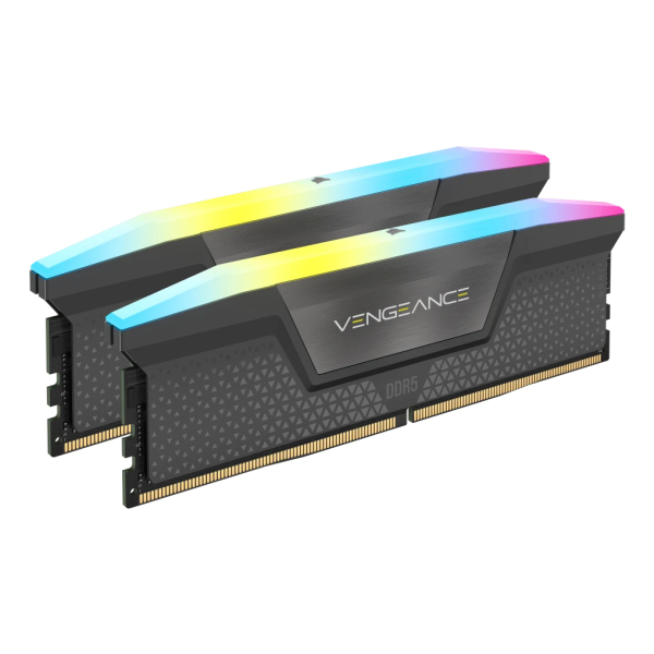 VENGEANCE RGB DDR5 6000MT/s 16GB - GREY PC-Arbeitsspeicher Kit DDR5 16 GB 2 x 8 GB 288pin DIMM CL36 CMH16GX5