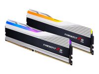 G.Skill Trident Z5 RGB - DDR5 - Kit - 32 GB: 2 x 16 GB DIMM 288-PIN - 6400 MHz / PC5-51200 - CL32 - 1.4 V - ungepuffert - non-ECC - metallisch silber