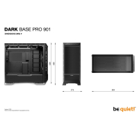 Tower be quiet! Dark Base Pro 901 Black