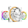140mm be quiet! LIGHT WINGS White PWM Triple-Pack high-speed