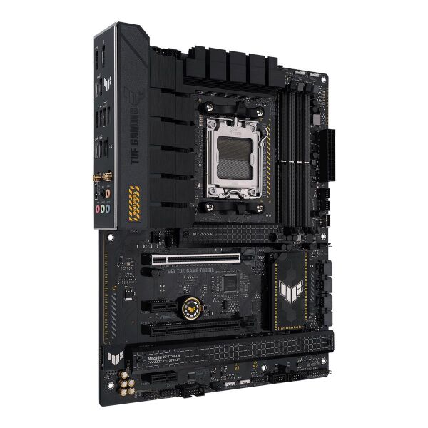 ASUS TUF Gaming B650-Plus WiFi - Motherboard - ATX - Socket AM5 - AMD B650 Chipsatz - USB 3.1 Gen 2, USB 3.2 Gen 2, USB-C 3.2 Gen2, USB-C 3.2 Gen 2x2, USB-C 3.2 Gen 1 - 2.5 Gigabit LAN, Wi-Fi 6, Bluetooth