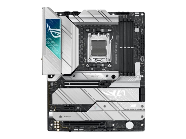 ASUS ROG Strix X670E-A Gaming WiFi - Motherboard - ATX - Socket AM5 - AMD X670 Chipsatz - USB 3.2 Gen 1, USB 3.2 Gen 2, USB-C Gen 2x2, USB-C 3.2 Gen2 - 2.5 Gigabit LAN, Wi-Fi 6, Bluetooth - Onboard-Grafik (CPU erforderlich)