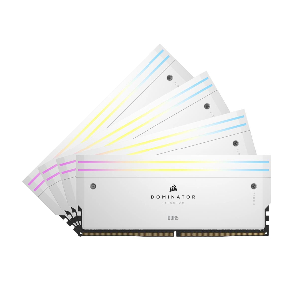 CORSAIR RAM Dominator Titanium RGB - 64 GB (4 x 16 GB Kit) - DDR5 6000 DIMM CL36