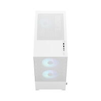 Fractal Design Pop Mini Air RGB - Tower - micro ATX - Seitenteil mit Fenster (gehärtetes Glas) weiß
