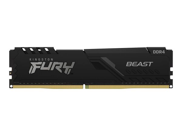 Kingston FURY Beast - DDR4 - Kit - 16 GB: 2 x 8 GB DIMM 288-PIN - 3600 MHz / PC4-28800 - CL17 - 1.35 V - ungepuffert - non-ECC - Schwarz