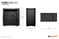 Be Quiet! Geh Pure Base 501 Airflow Window Black - Midi/Minitower - ATX