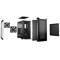 Midi be quiet! PURE BASE 501 Airflow Window Black