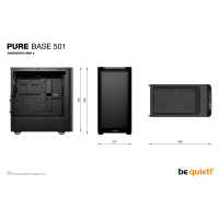 Midi be quiet! PURE BASE 501 Airflow Black